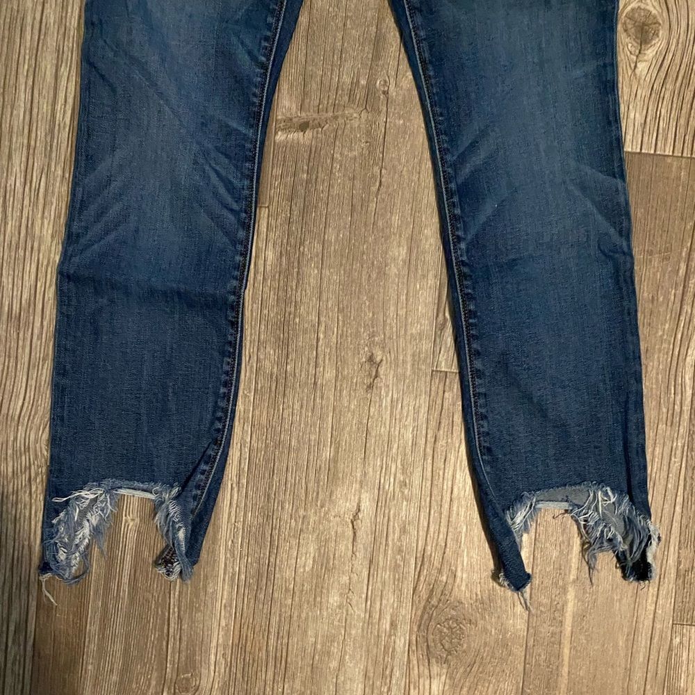 Hudson | Distressed Hem Skinny Denim | Size 28 - Picture 7 of 7